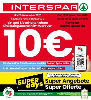 Volantino Interspar - 20/11/2025 - 4/12/2025.