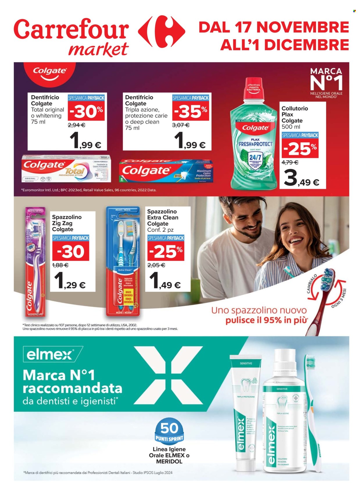Volantino Carrefour - 17/11/2025 - 1/12/2025. Pagina 1