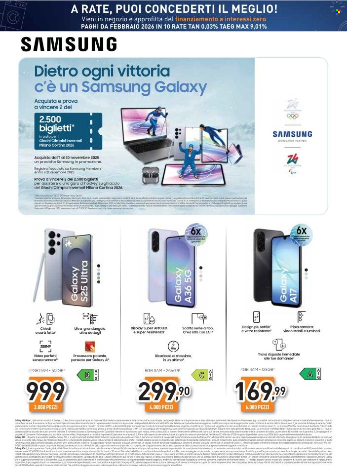 Volantino Unieuro - 19/11/2025 - 25/11/2025. Pagina 41