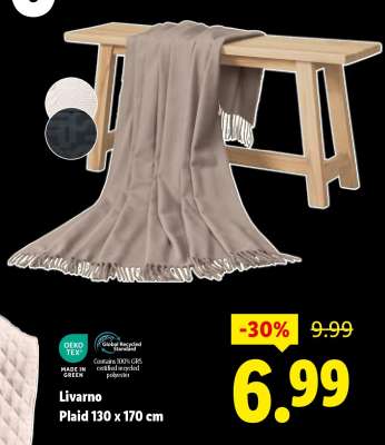 Livarno Plaid 130 x 170 cm
