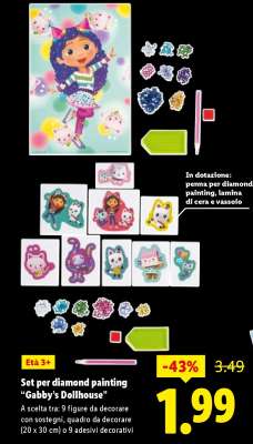 Set per diamond painting “Gabby’s Dollhouse”