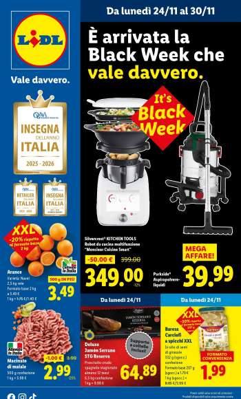 Volantino Lidl - 24/11/2025 - 30/11/2025.