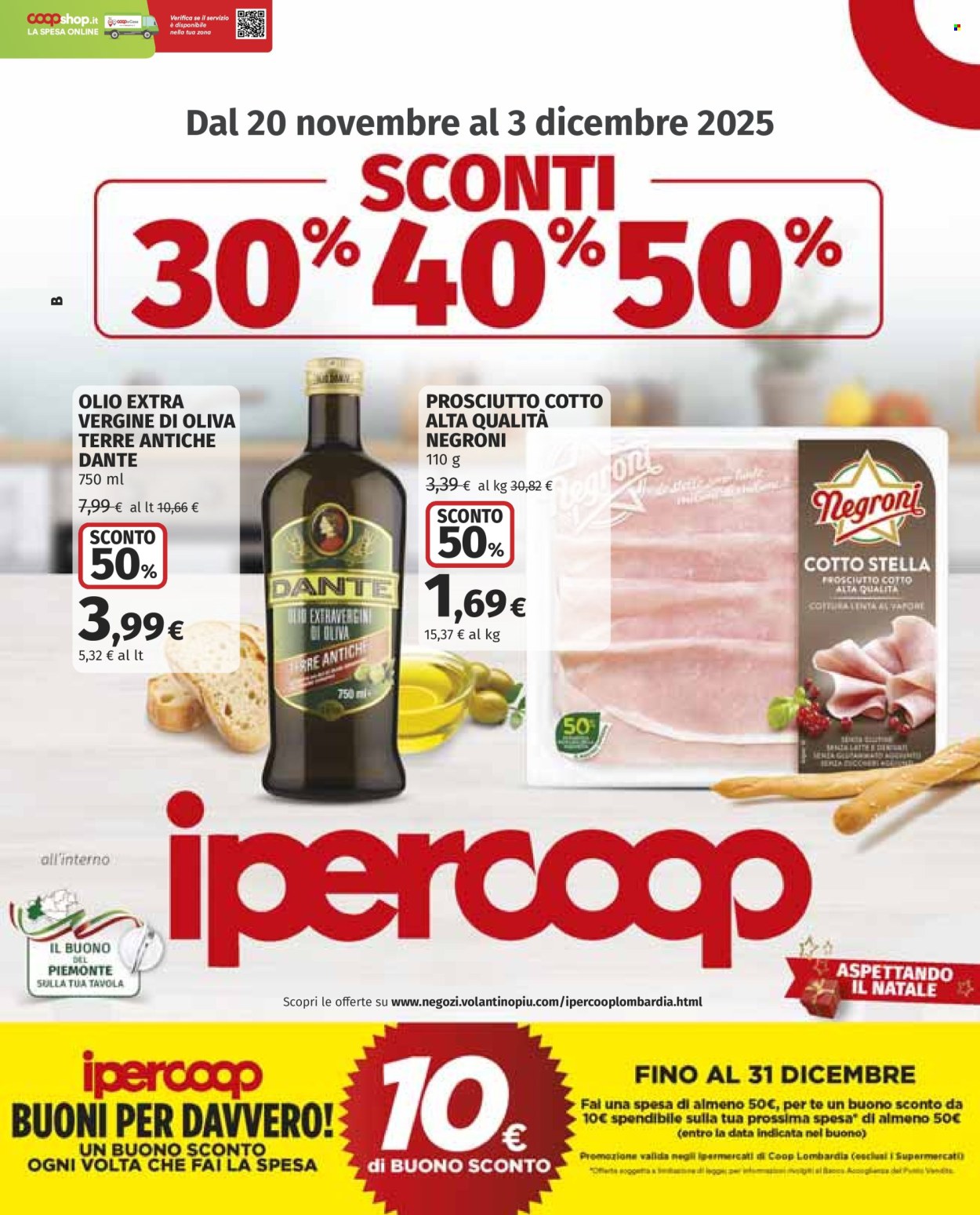 Volantino Coop - 20/11/2025 - 3/12/2025. Pagina 1