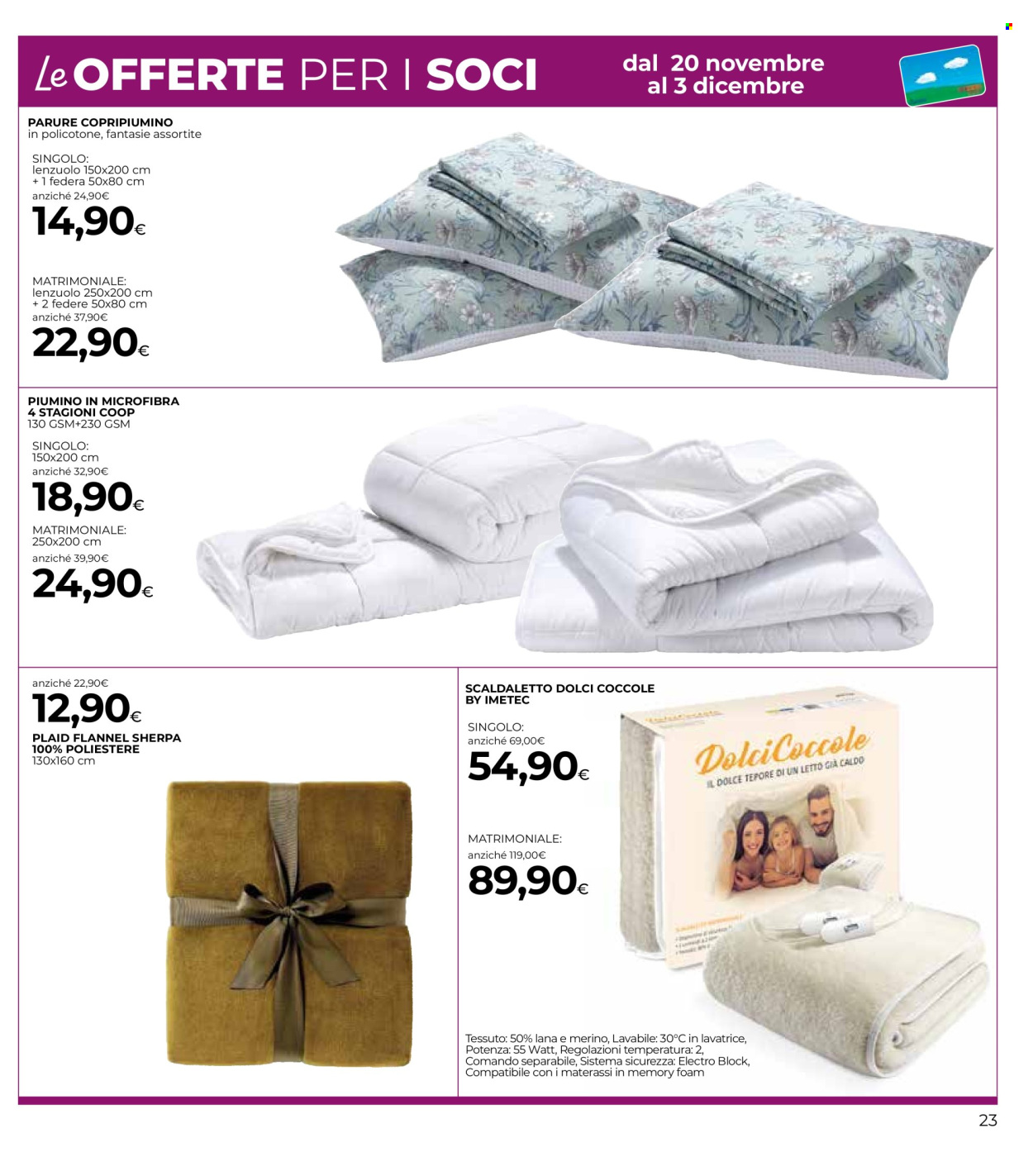 Volantino Coop - 20/11/2025 - 3/12/2025. Pagina 23