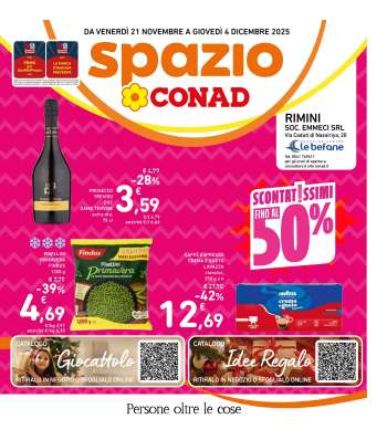 Volantino Spazio Conad - 21/11/2025 - 4/12/2025.