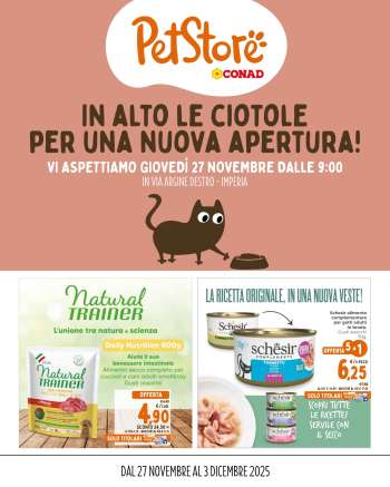 Volantino Pet Store Conad - 27/11/2025 - 3/12/2025.