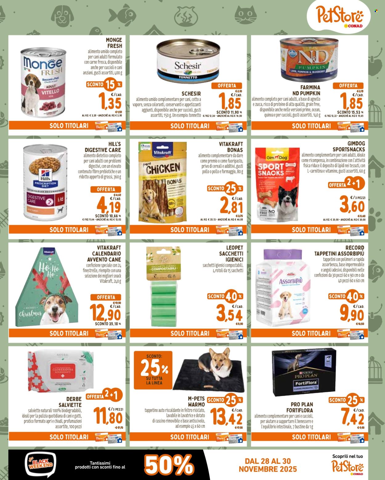 Volantino Pet Store Conad - 27/11/2025 - 3/12/2025. Pagina 3
