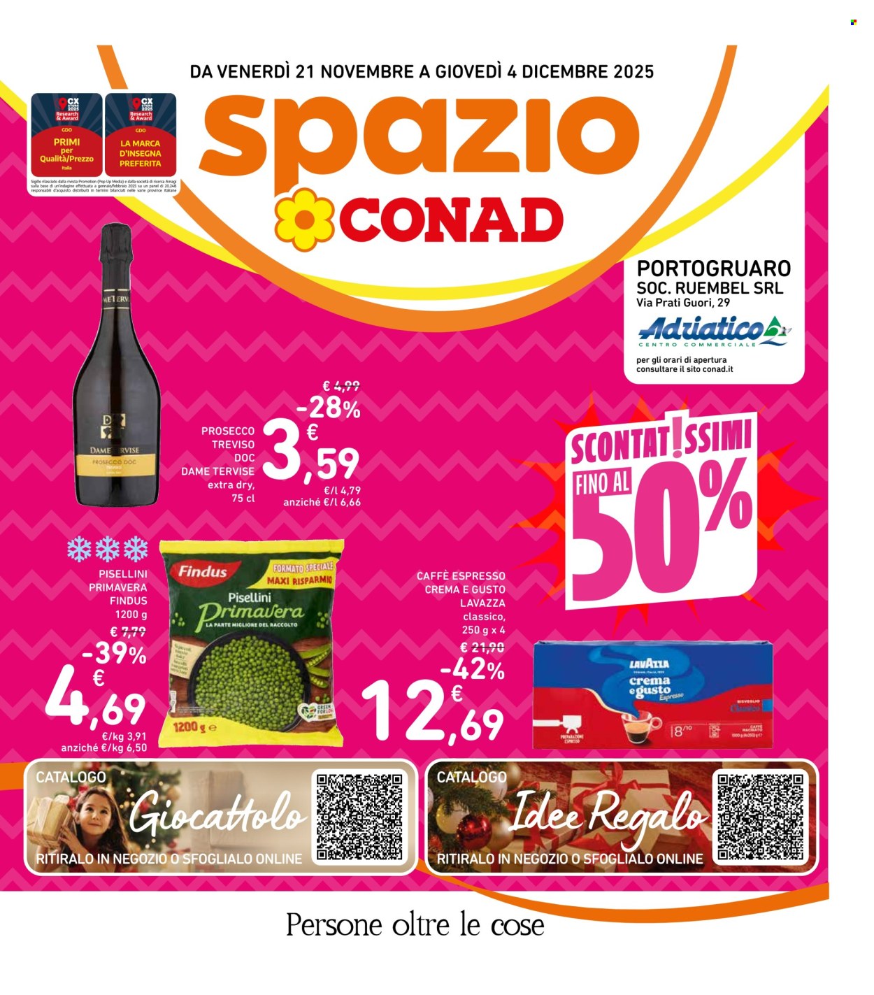 Volantino Spazio Conad - 21/11/2025 - 4/12/2025. Pagina 1