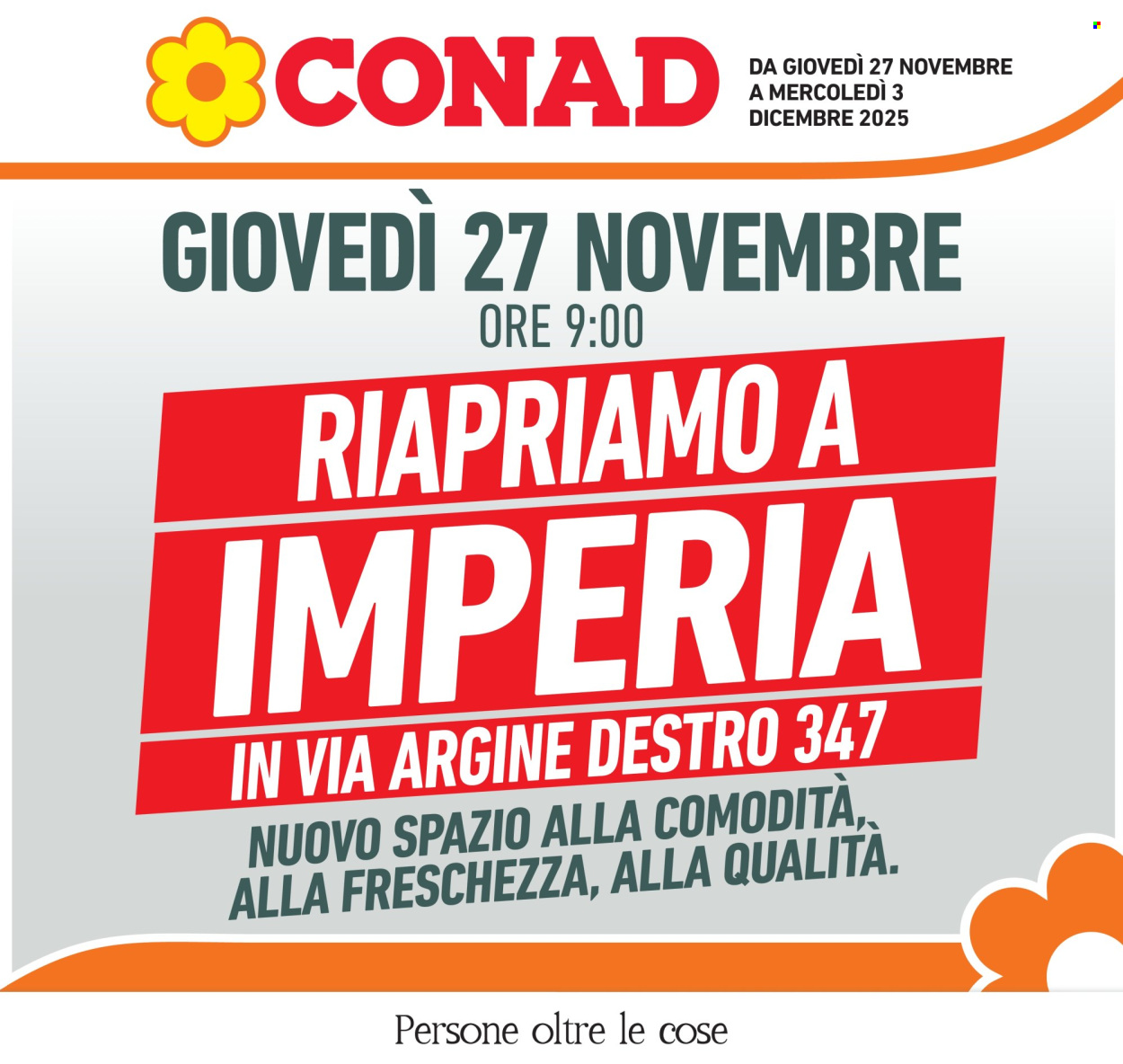 Volantino Conad Superstore - 27/11/2025 - 3/12/2025. Pagina 1