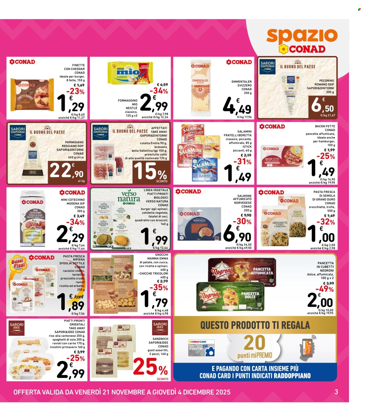 Volantino Spazio Conad - 21/11/2025 - 4/12/2025. Pagina 3