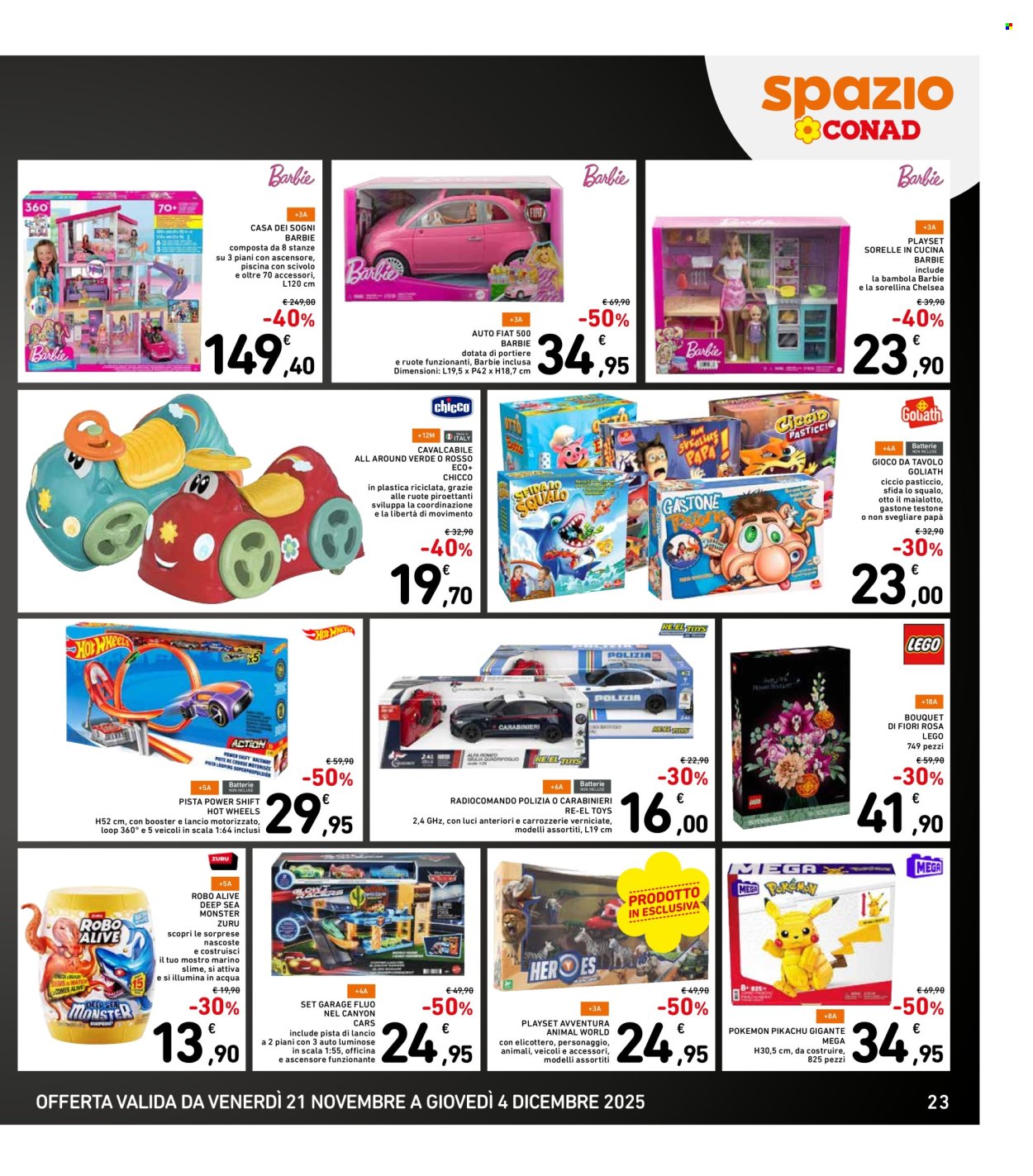 Volantino Spazio Conad - 21/11/2025 - 4/12/2025. Pagina 23