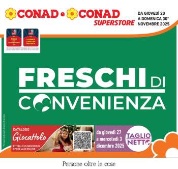 Volantino Conad Superstore - 20/11/2025 - 30/11/2025.