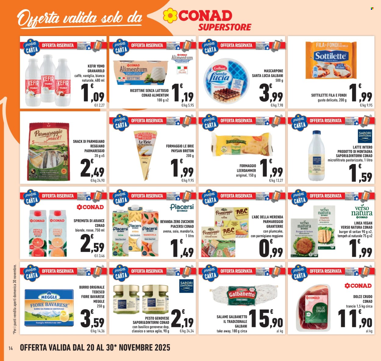 Volantino Conad Superstore - 20/11/2025 - 30/11/2025. Pagina 14