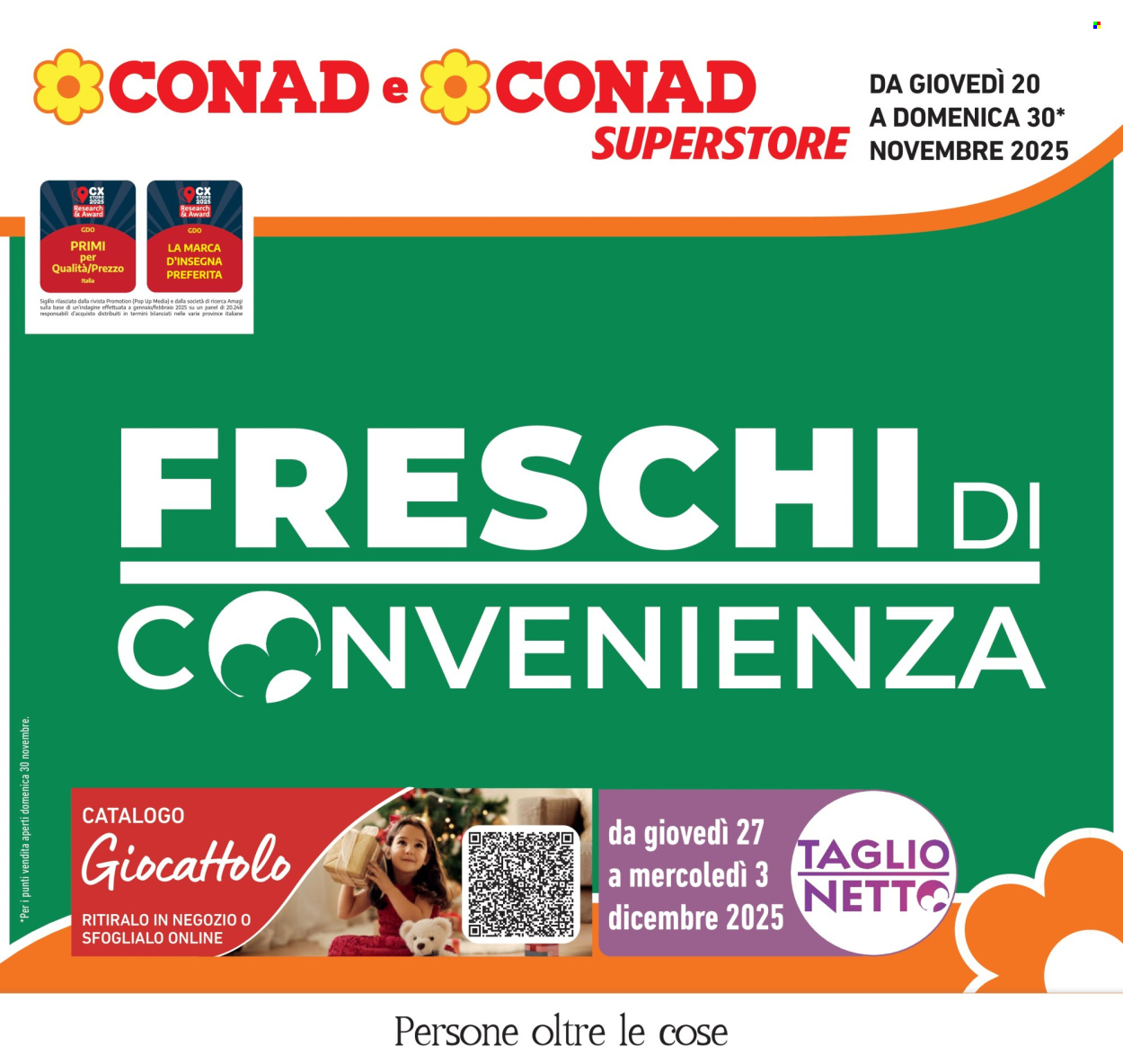 Volantino Conad Superstore - 20/11/2025 - 30/11/2025. Pagina 1