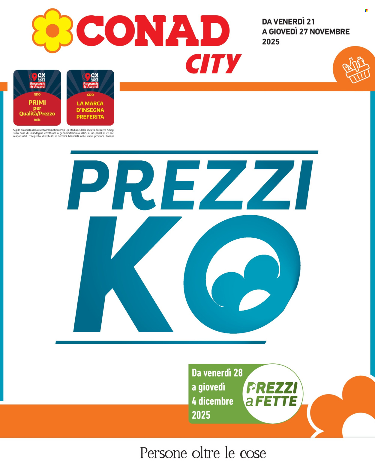 Volantino Conad - 21/11/2025 - 27/11/2025. Pagina 1