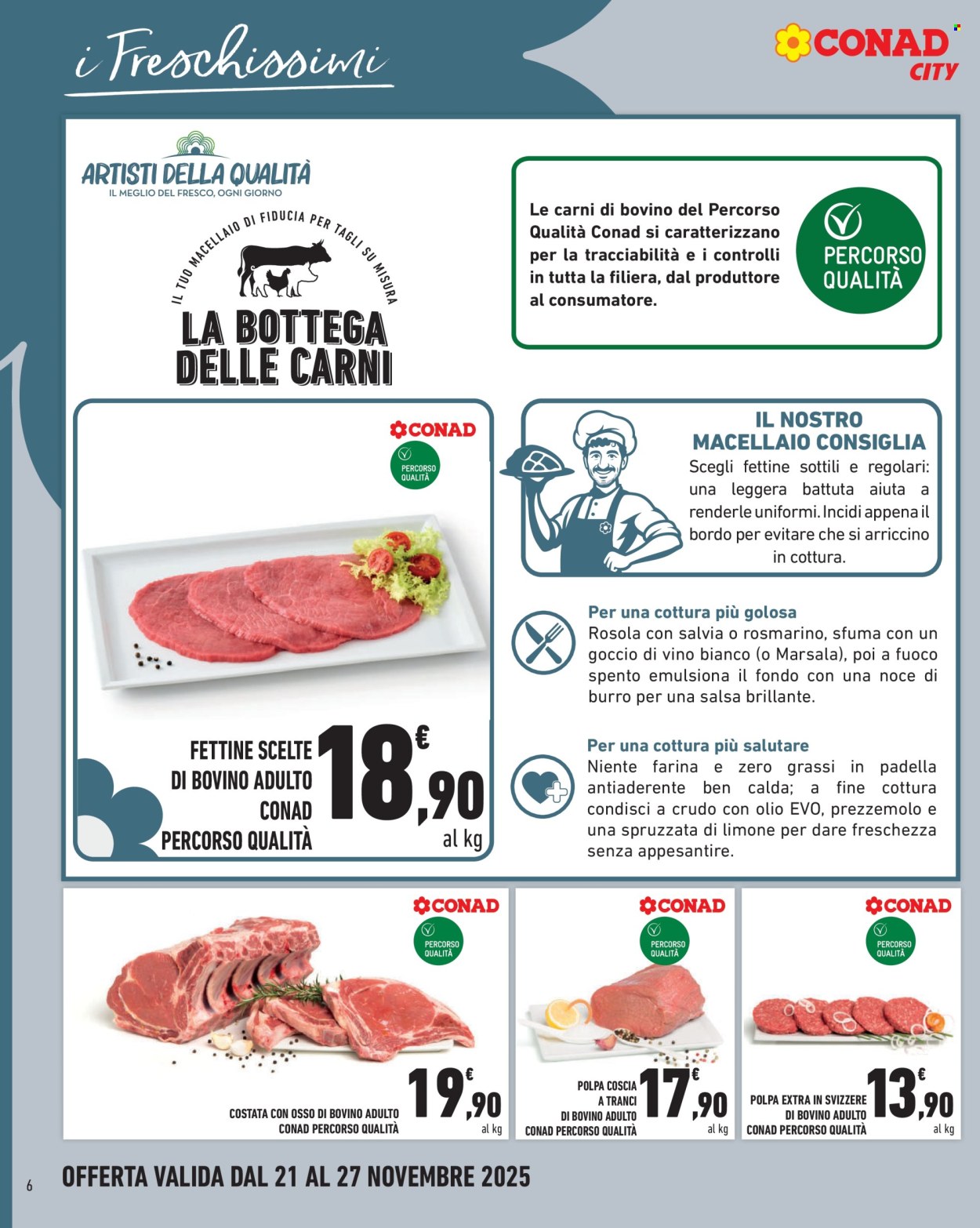 Volantino Conad City - 21/11/2025 - 27/11/2025. Pagina 6