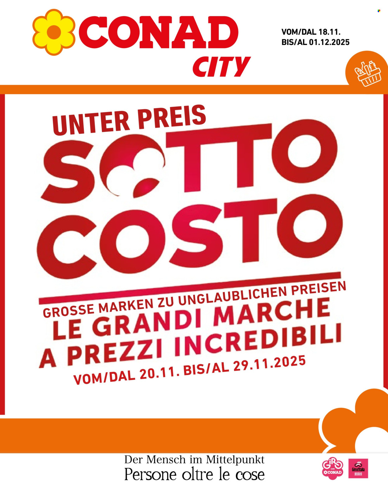 Volantino Conad City - 18/11/2025 - 1/12/2025. Pagina 1