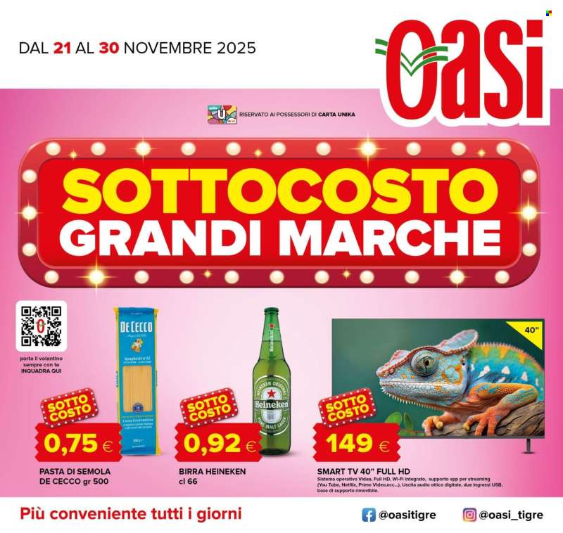 Volantino Oasi - 21/11/2025 - 30/11/2025.