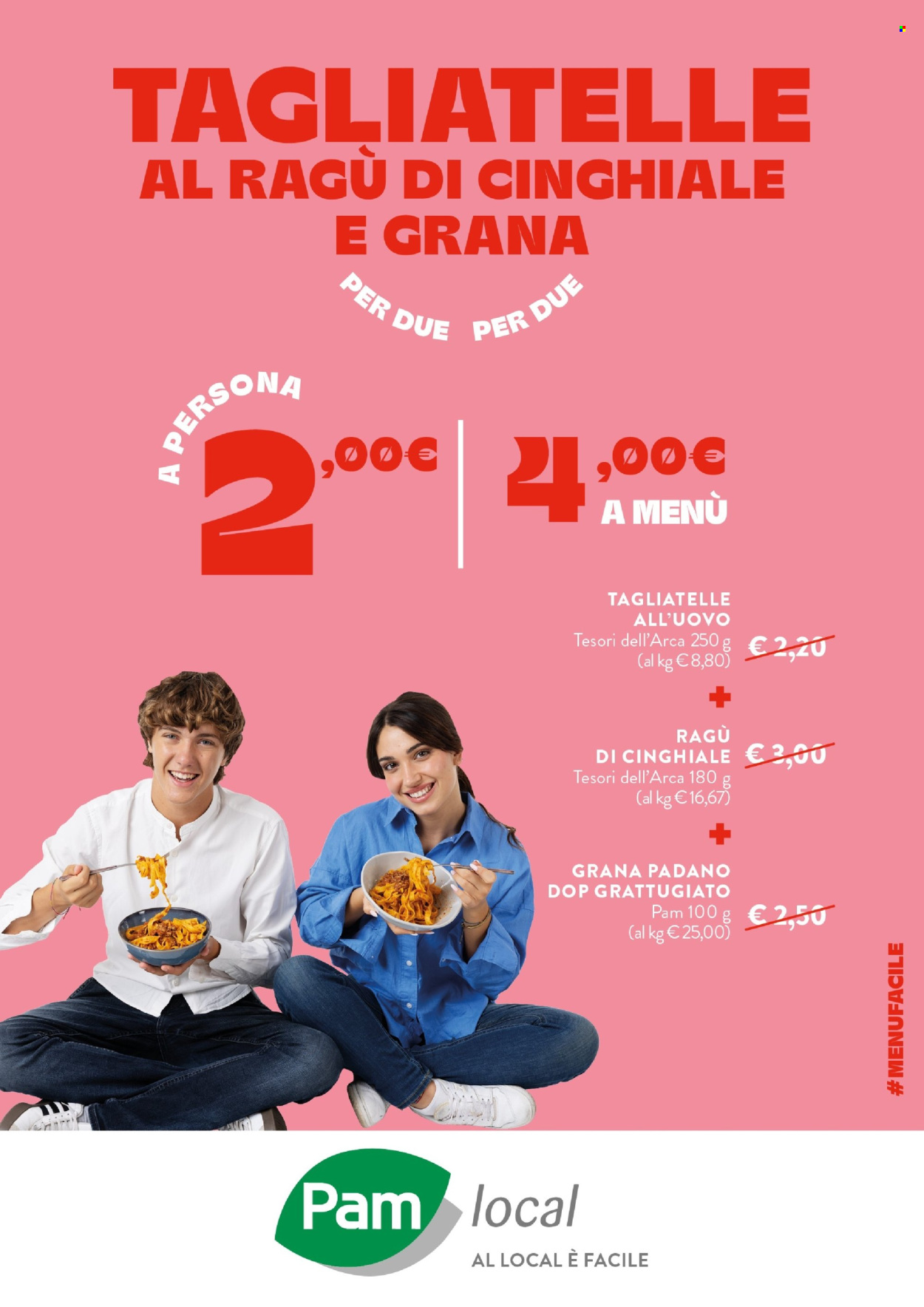 Volantino Pam local. Pagina 1