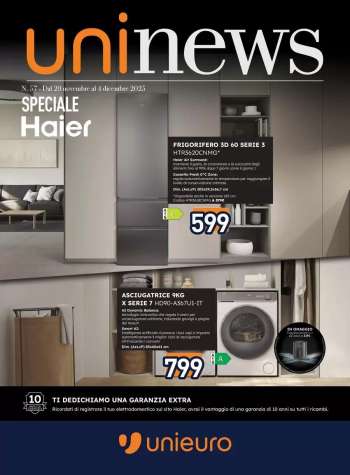 Volantino Unieuro - 20/11/2025 - 4/12/2025.