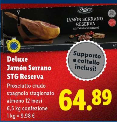 Deluxe Jamón Serrano STG Reserva