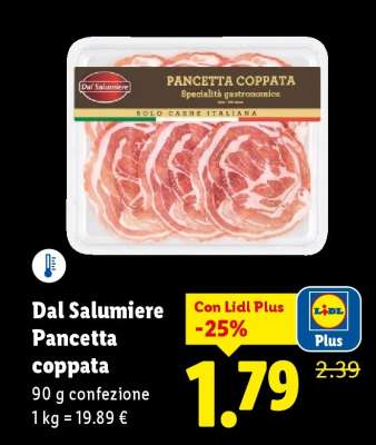 Dal Salumiere Pancetta coppata