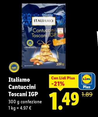 Italiamo Cantuccini Toscani IGP