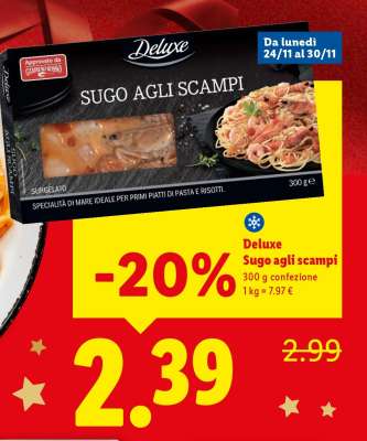 Deluxe Sugo agli scampi