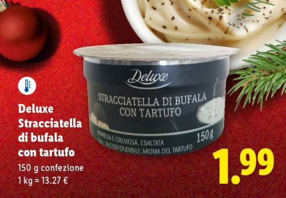 Deluxe Stracciatella di bufala con tartufo