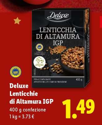 Deluxe Lenticchie di Altamura IGP