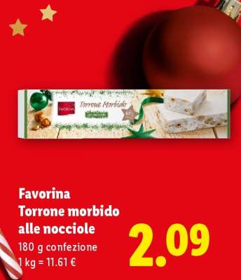 Favorina Torrone morbido alle nocciole