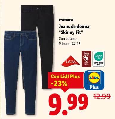 esmara Jeans da donna "Skinny Fit"