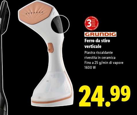 Grundig Ferro da stiro verticale
