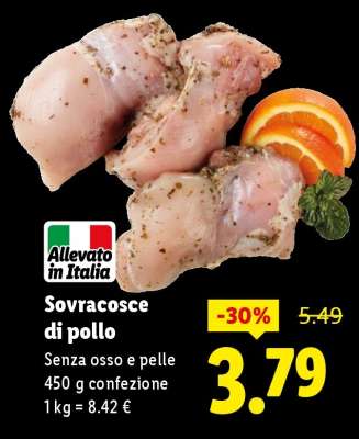 Sovracosce di pollo