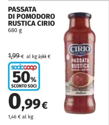 Passata di Pomodoro Rustica Cirio