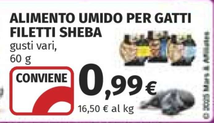 Alimento Umido per Gatti Filetti Sheba