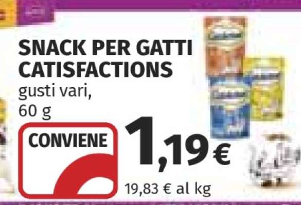 Snack per gatti Catisfactions