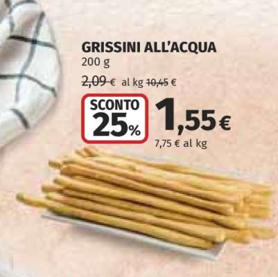 GRISSINI ALL'ACQUA