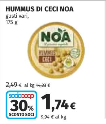 HUMMUS DI CECI NOA