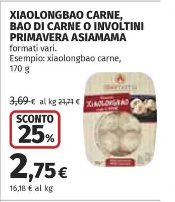 XIAOLONGBAO CARNE, BAO DI CARNE O INVOLTINI PRIMAVERA ASIAMAMA