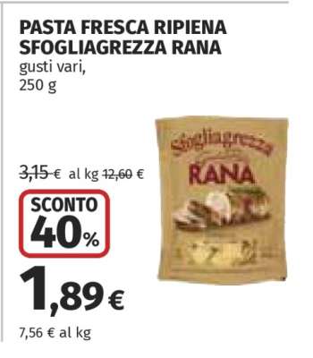 Pasta Fresca Ripiena Sfogliagrezza Rana