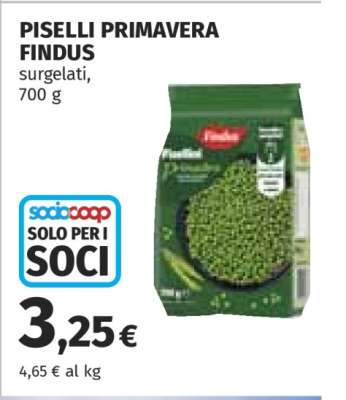 Piselli Primavera Findus