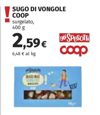 SUGO DI VONGOLE COOP