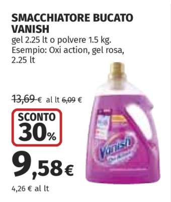 Smacchiatore Bucato Vanish