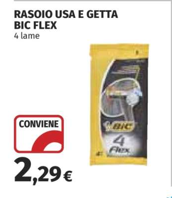 RASOIO USA E GETTA BIC FLEX