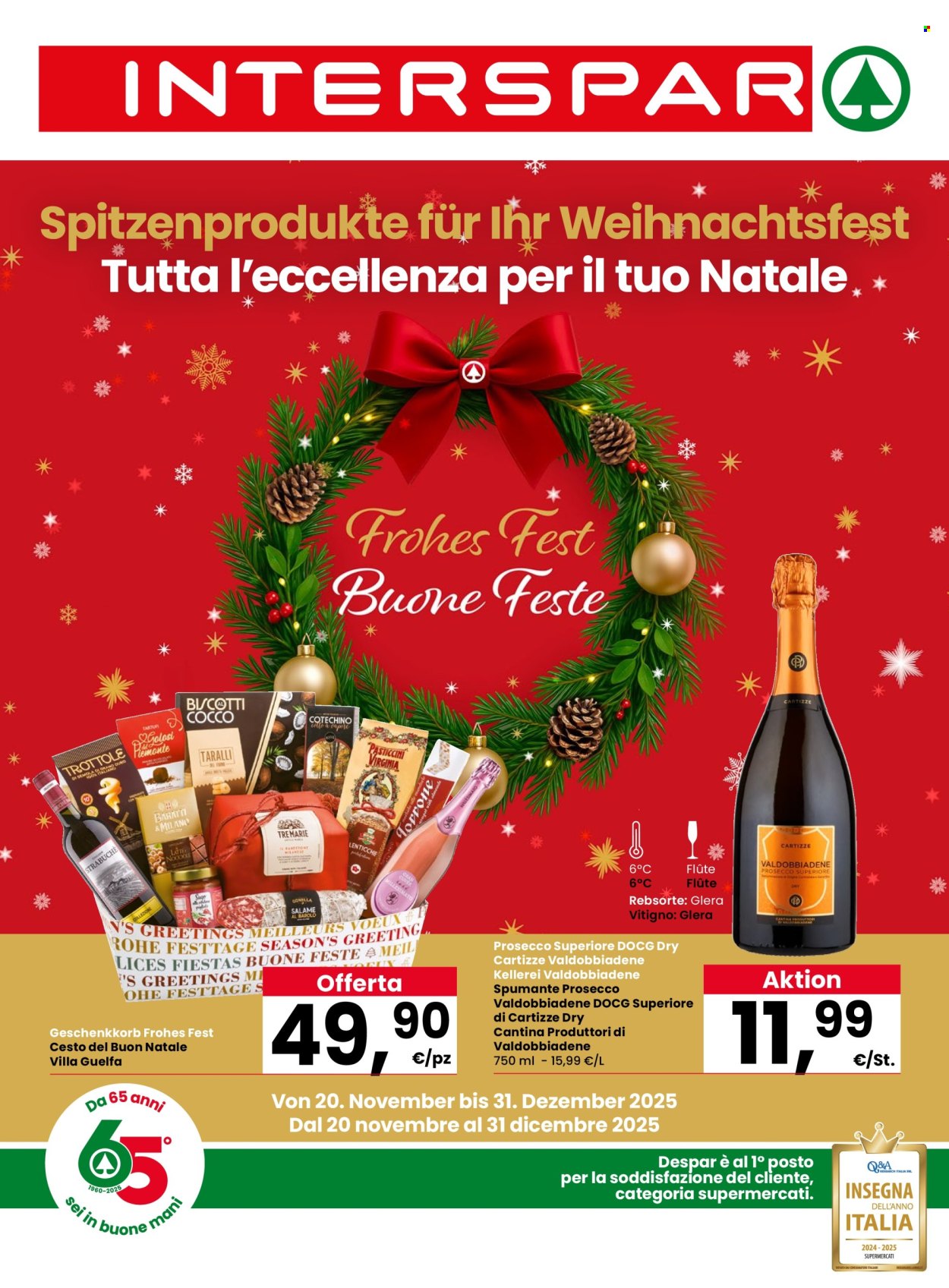 Volantino Interspar - 20/11/2025 - 31/12/2025. Pagina 1