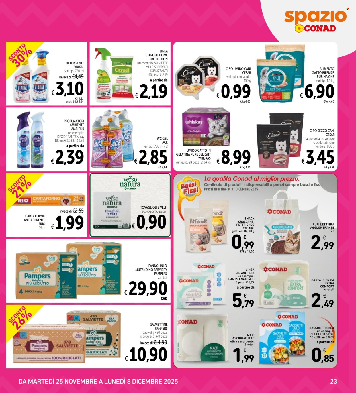Volantino Spazio Conad - 25/11/2025 - 8/12/2025. Pagina 23