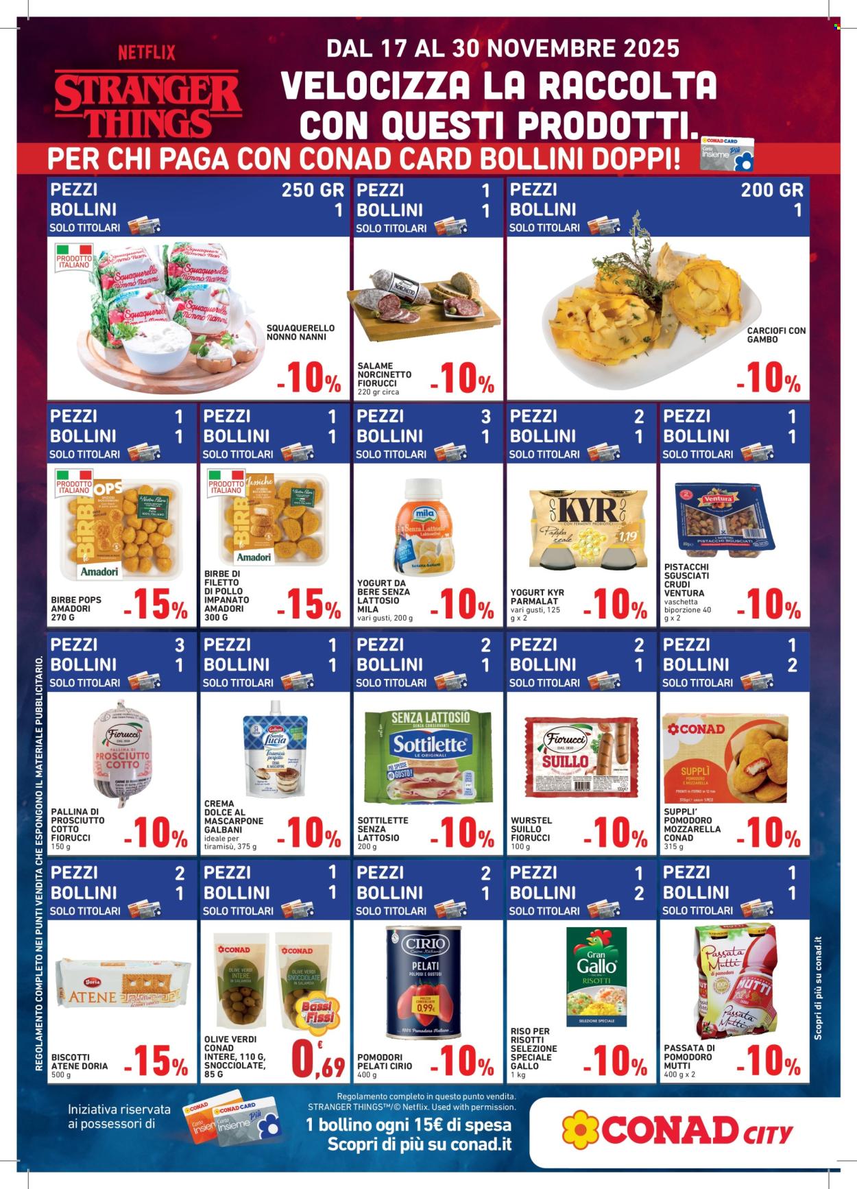 Volantino Conad - 17/11/2025 - 30/11/2025. Pagina 1