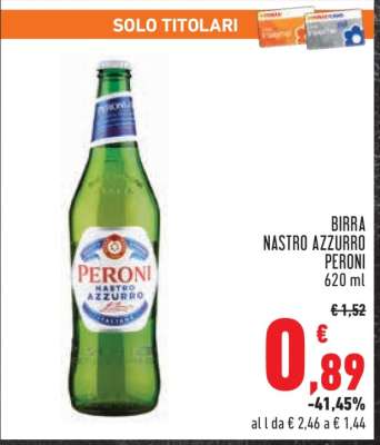 Birra Nastro Azzurro Peroni