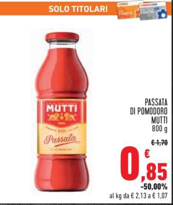 PASSATA DI POMODORO MUTTI